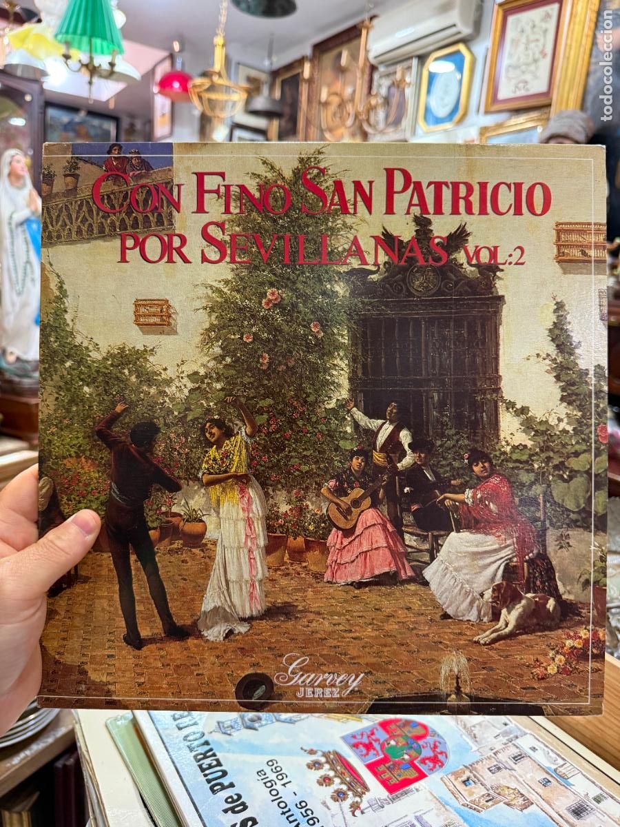 Discos de vinilo: LP CON FINO SAN PATRICIO POR SEVILLANAS VOL. 2