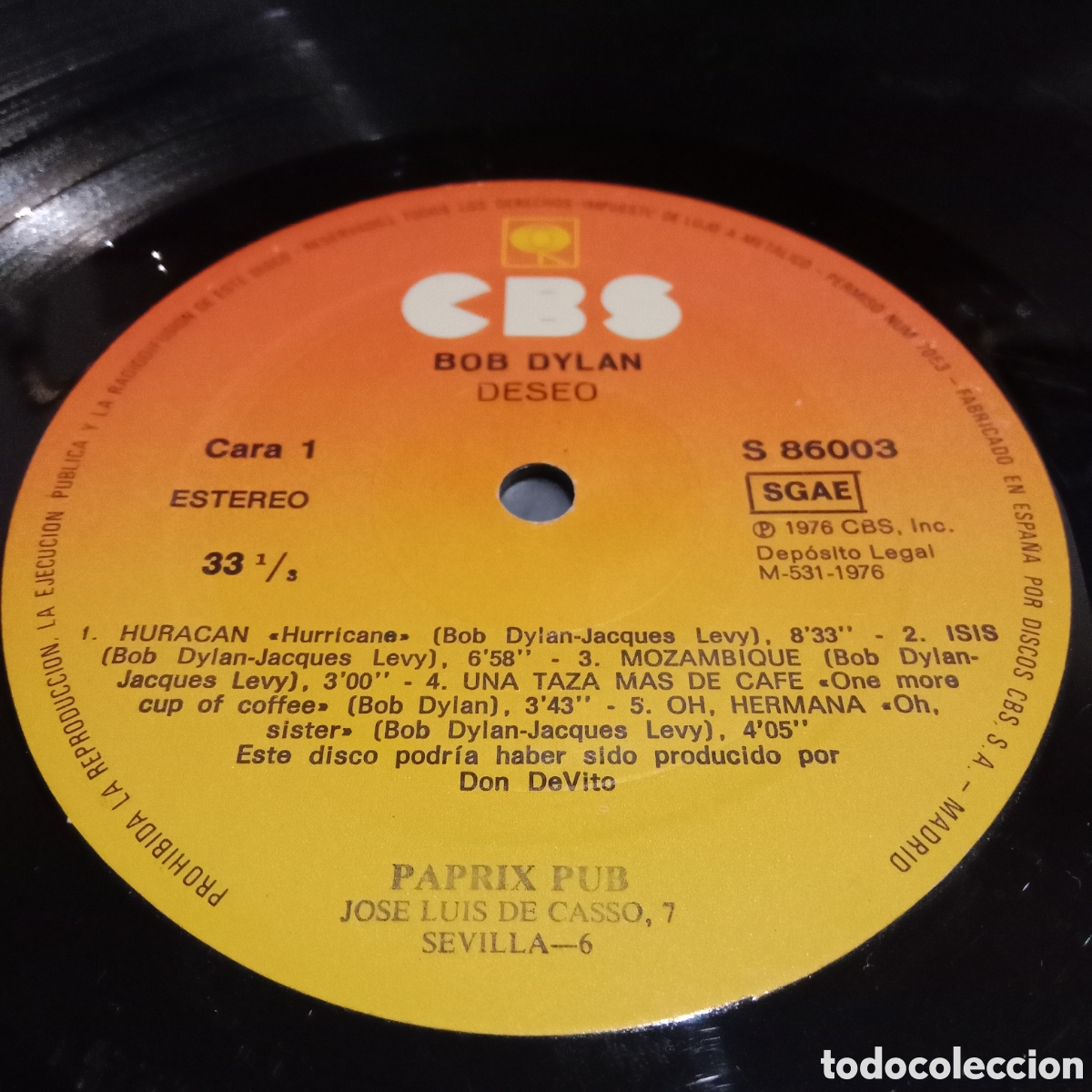 Discos de vinilo: BOB DYLAN - DESIRE - LP - Foto 8