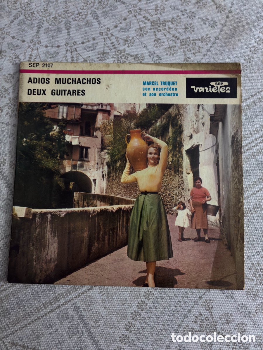 Discos de vinilo: EP Vinilo 7'' - Marcel Truquet - Tangos / Folklore. SEP Vari&eacute;t&eacute;s France
