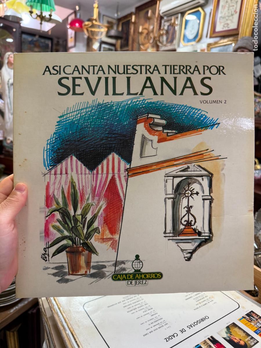 Discos de vinilo: LP ASI CANTA NUESTRA TIERRA POR SEVILLANAS - VOLUMEN 2