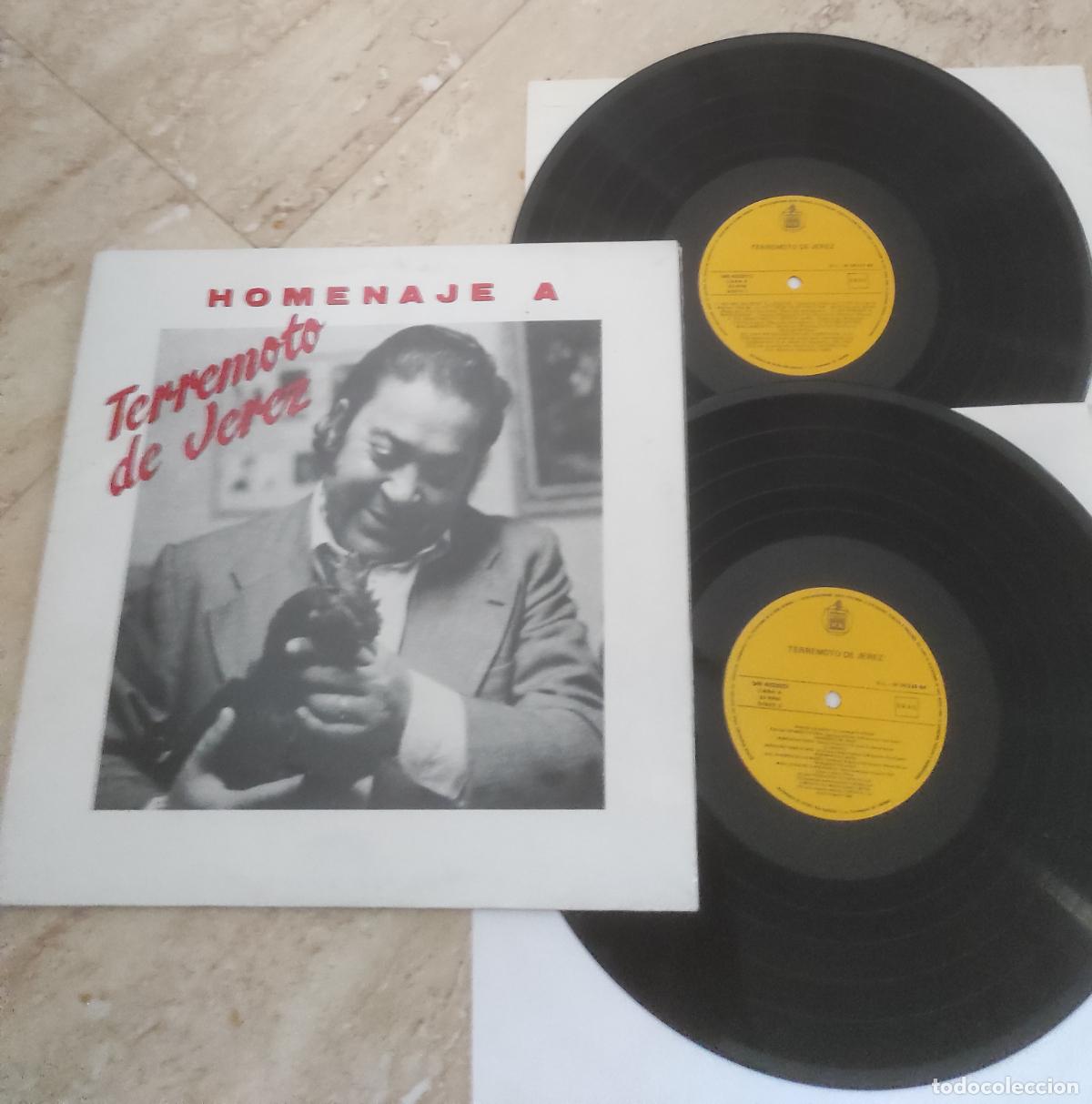 Discos de vinilo: TERREMOTO DE JEREZ Homenaje a Terremoto de Jerez 2LP 1983 Hispavox -EXCELENTE COMO NUEVO