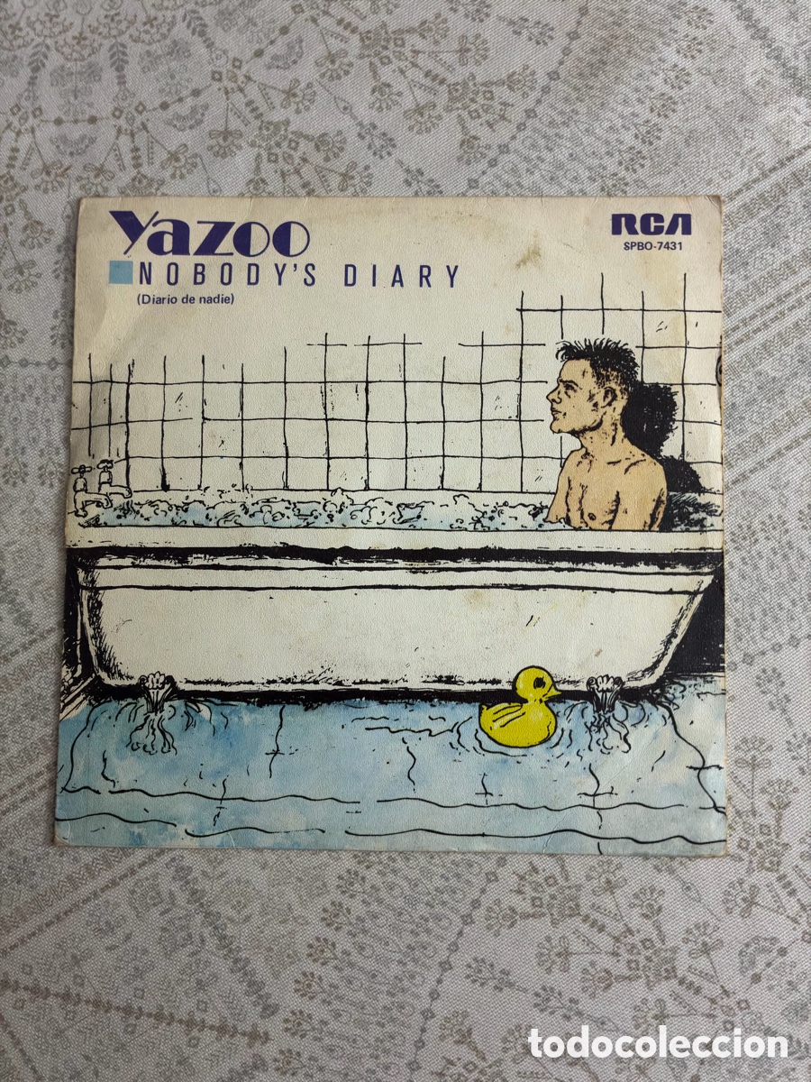 Discos de vinilo: Single 7&rdquo; Yazoo - Nobody's Diary / State Farm (RCA / Mute SPBO-7431, Espa&ntilde;a 1983) Synth-Pop