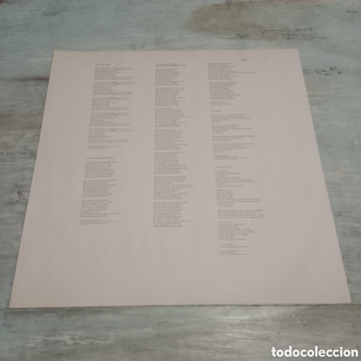 Discos de vinilo: BOB DYLAN - HARD RAIN - LP - Foto 4