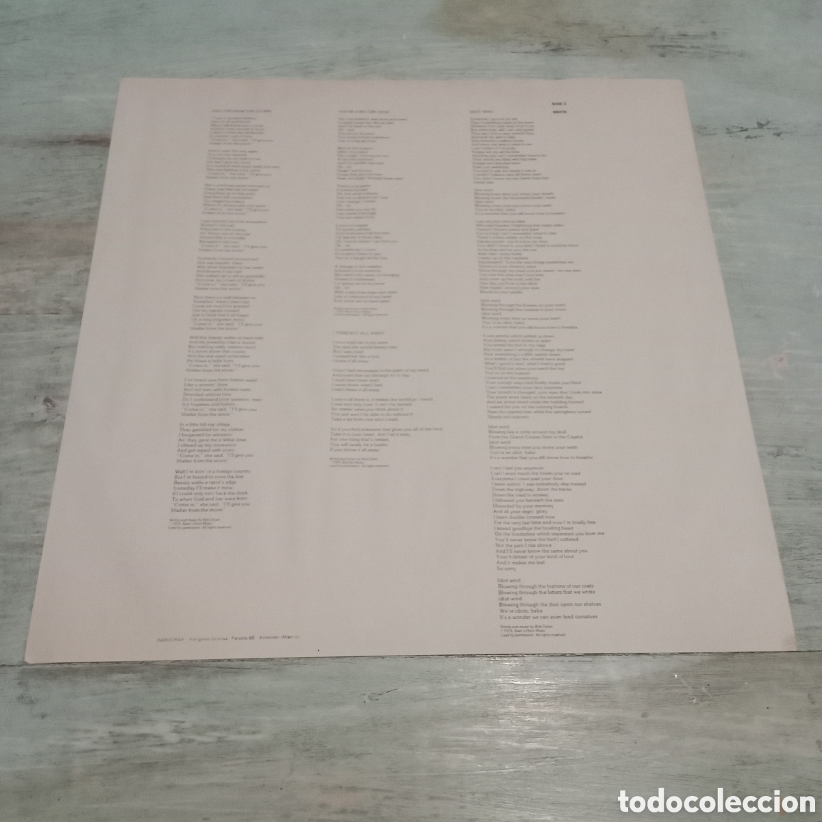Discos de vinilo: BOB DYLAN - HARD RAIN - LP - Foto 5
