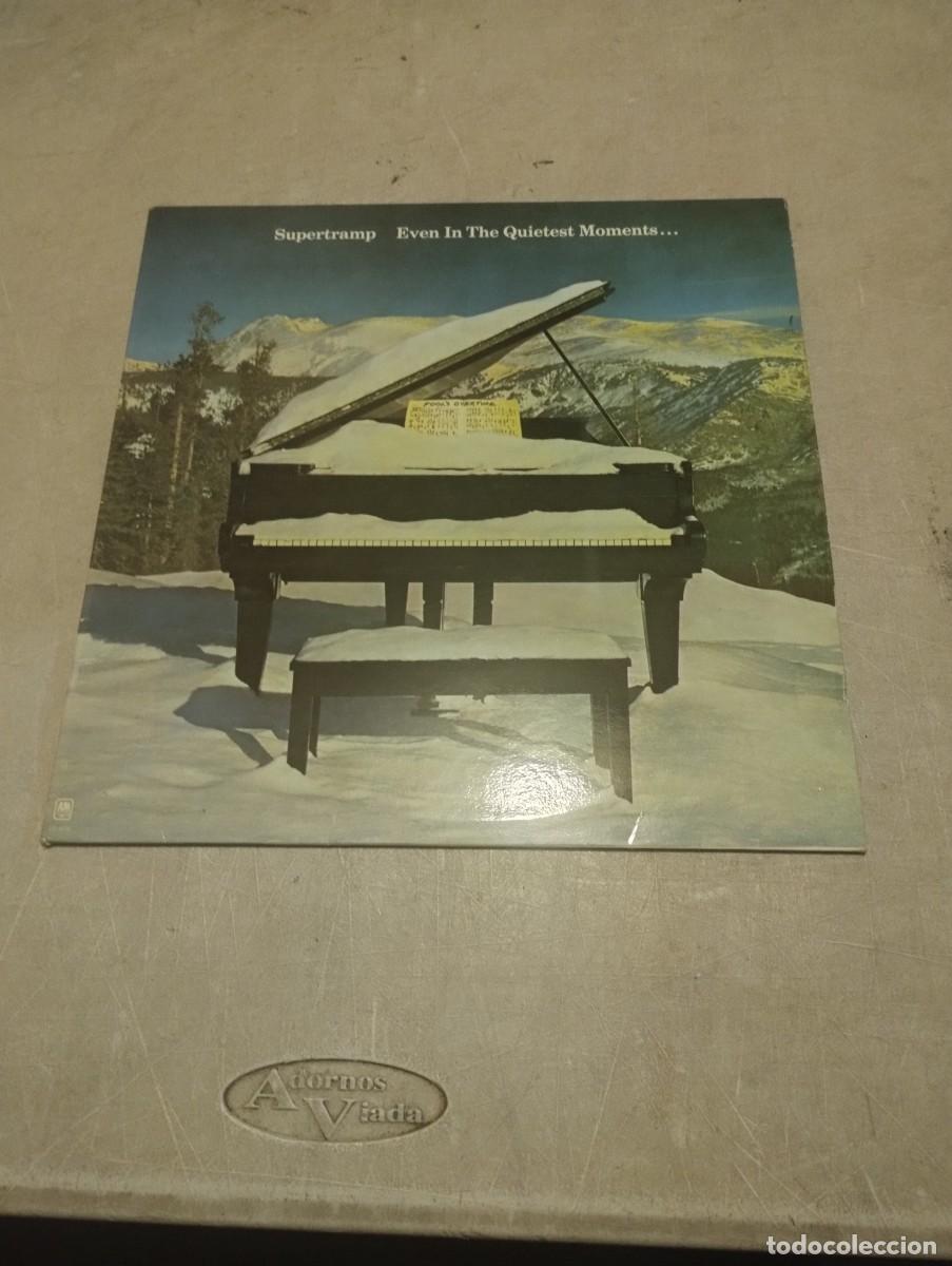 Discos de vinilo: SUPERTRAMP LP EVEN IN THE QUIETEST MOMENTS ESP.1977 ENCARTE LETRAS