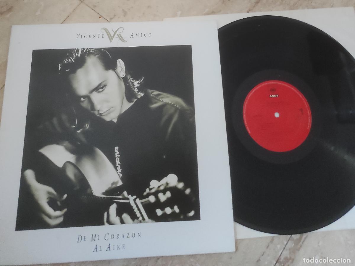 Discos de vinilo: VICENTE AMIGO De mi corazon al aire LP 1991 CBS Sony RARO