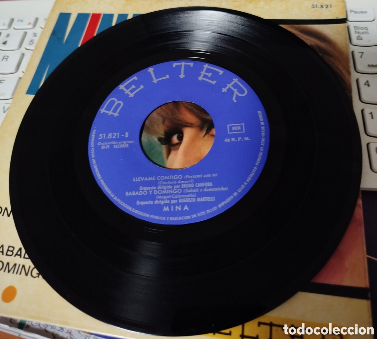 Discos de vinilo: Mina - La banda + 3. - Foto 3