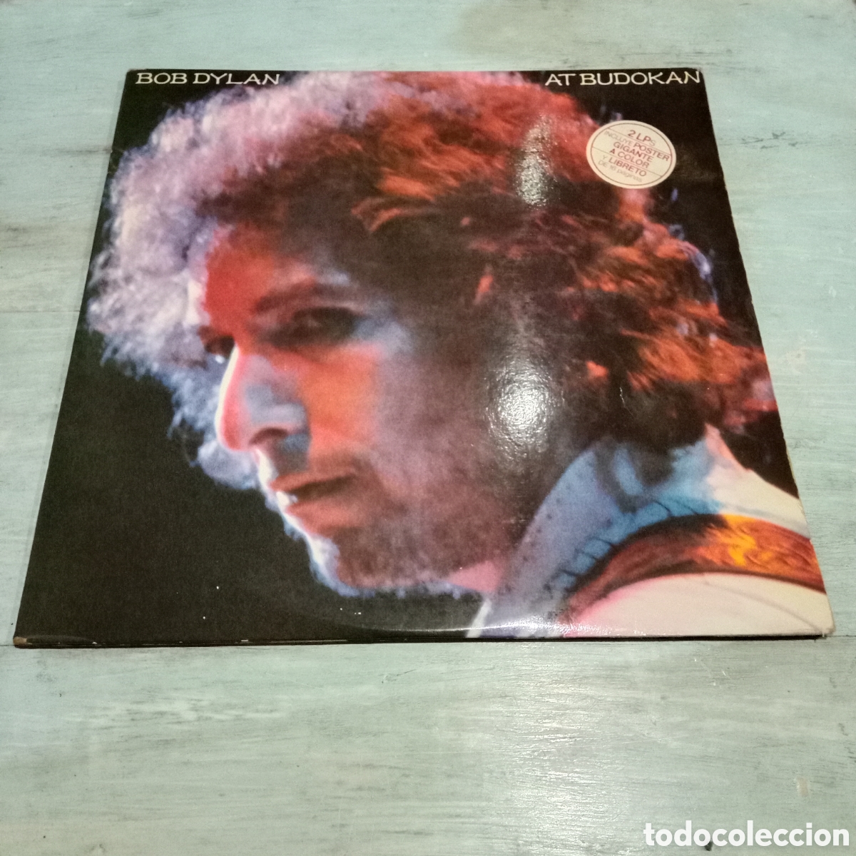 Discos de vinilo: BOB DYLAN - BOB DYLAN AT BUDOKAN - LP DOBLE GATEFOLD + POSTER GIGANTE