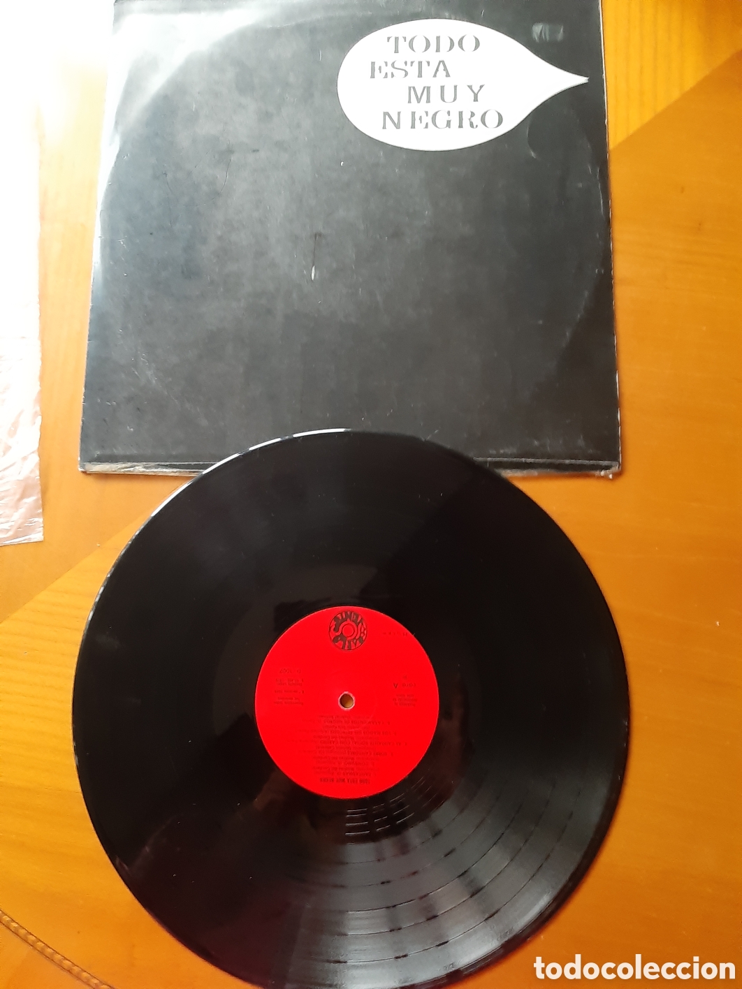Discos de vinilo: Disco &rdquo;todo est&aacute; muy negro&rdquo;. Original