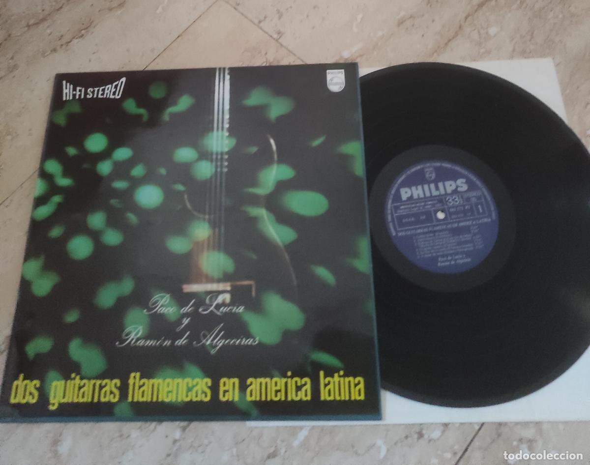 Discos de vinilo: PACO DE LUCIA / RAMON DE ALGECIRAS - DOS GUITARRAS FLAMENCAS EN AMERICA LATINA - LP-1967- EXCELENTE