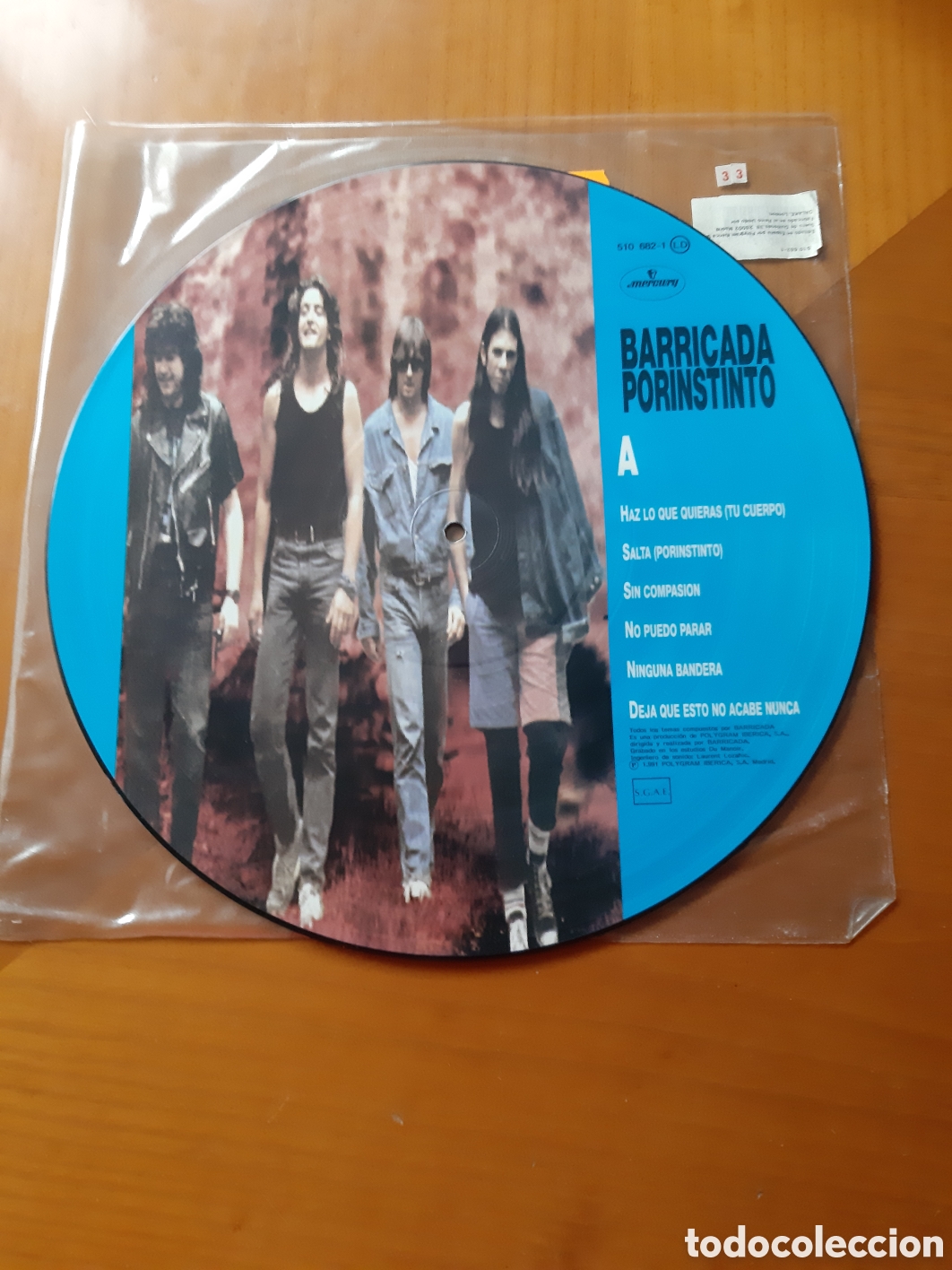 Discos de vinilo: Disco &rdquo;Barricadaporinstinto&rdquo;. Original. Buen estado.