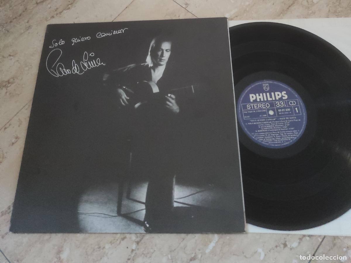 Discos de vinilo: PACO DE LUCIA - SOLO QUIERO CAMINAR LP GATEFOLD 1981-LP- EXCELENTE ESTADO