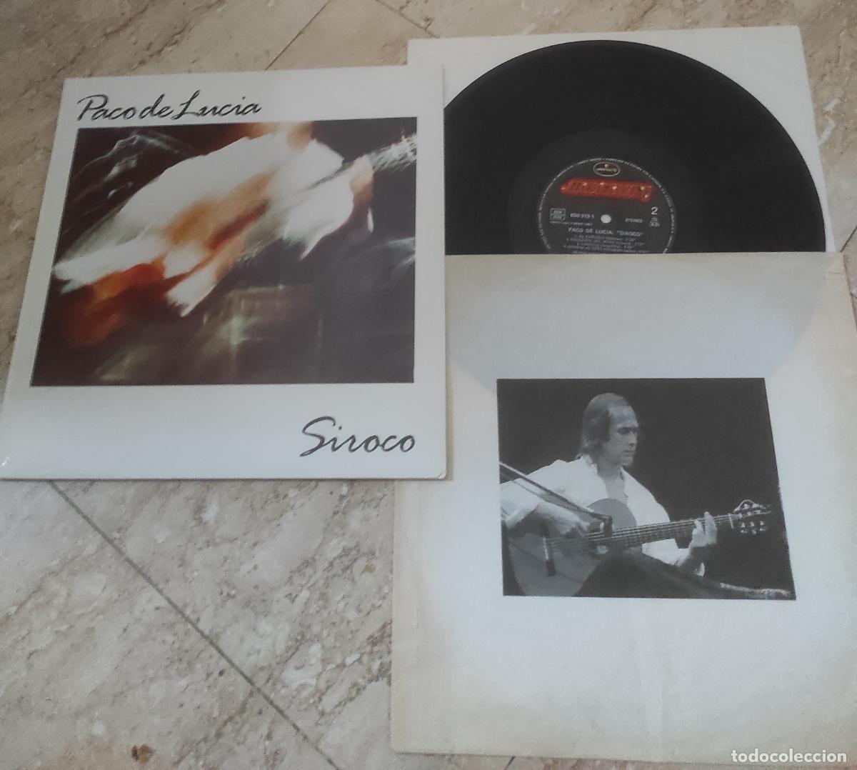Discos de vinilo: PACO DE LUCIA Siroco LP 1987 Mercury-EXCELENTE ESTADO COMO NUEVO-CONTIENE INSERT-
