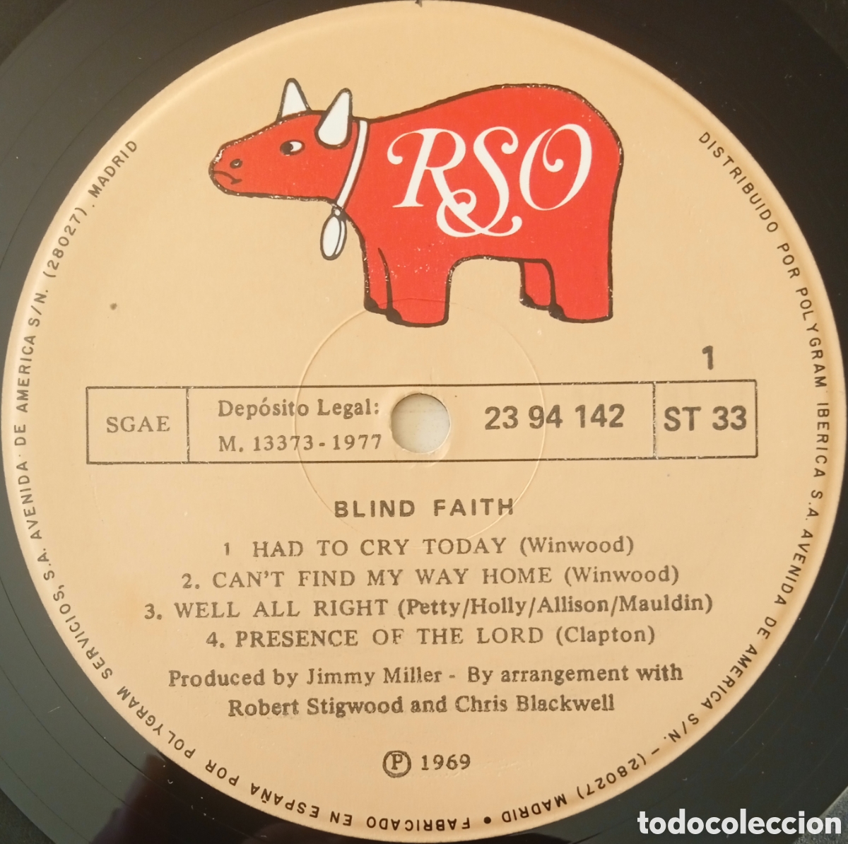 Discos de vinilo: Disco de vinilo Blind Faith - Foto 4