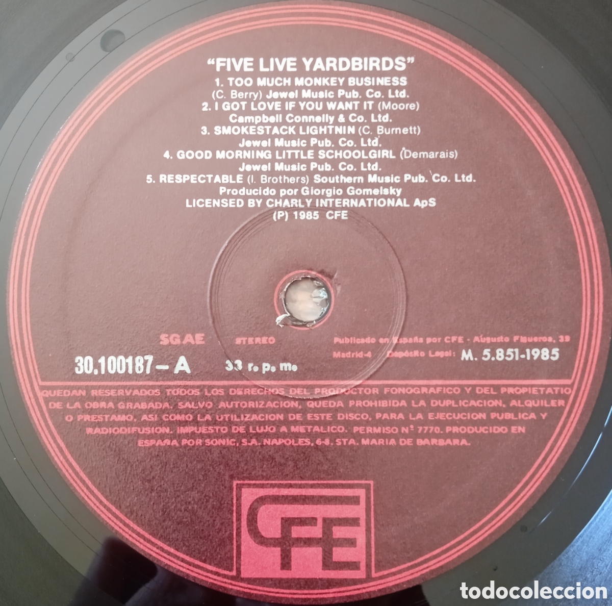 Discos de vinilo: Disco de vinilo Yardbirds - Foto 3