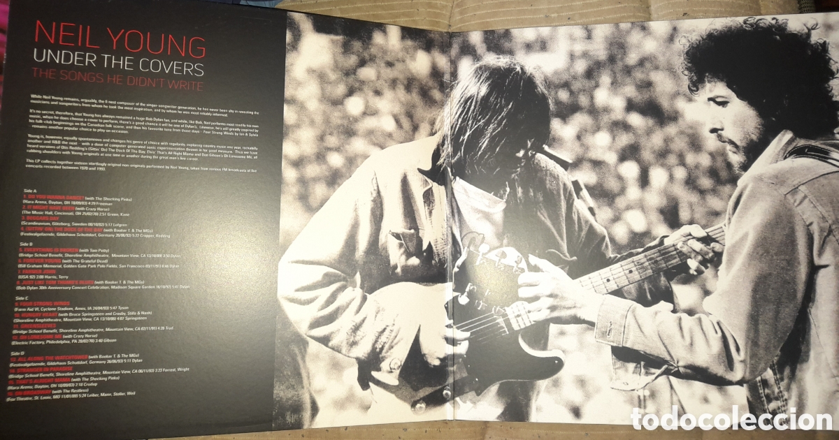 Discos de vinilo: NEIL YOUNG - UNDER THE COVERS. 2 LP. RARO - Foto 2