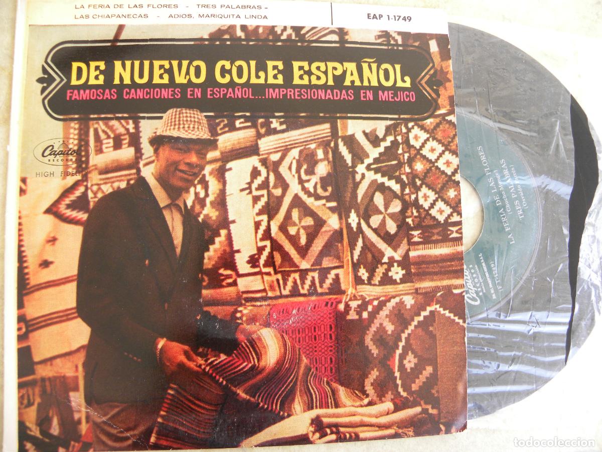 Discos de vinilo: NAT KING COLE -LA FERIA DE LS FLORES -EP 1962 -PEDIDO MINIMO 3 EUROS