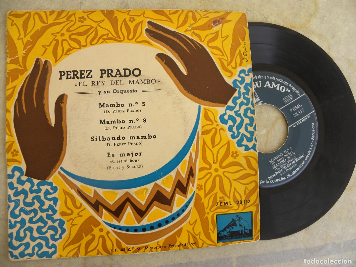 Discos de vinilo: PEREZ PRADO EL REY DEL MAMBO -MAMBO N&ordm;5 -EP -PEDIDO MINIMO 3 EUROS