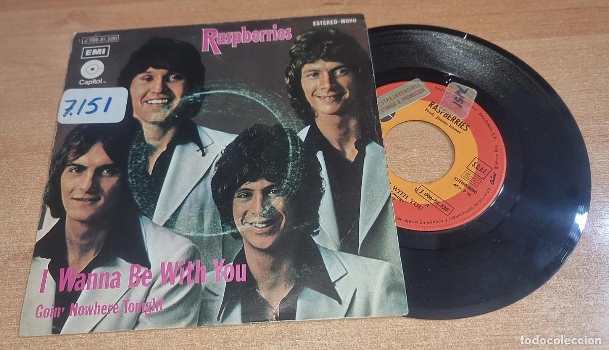 Discos de vinilo: RASPBERRIES I wanna be with you ERIC CARMEN 7&rdquo; SINGLE VINILO PROMO DEL A&Ntilde;O 1972 2 TEMAS