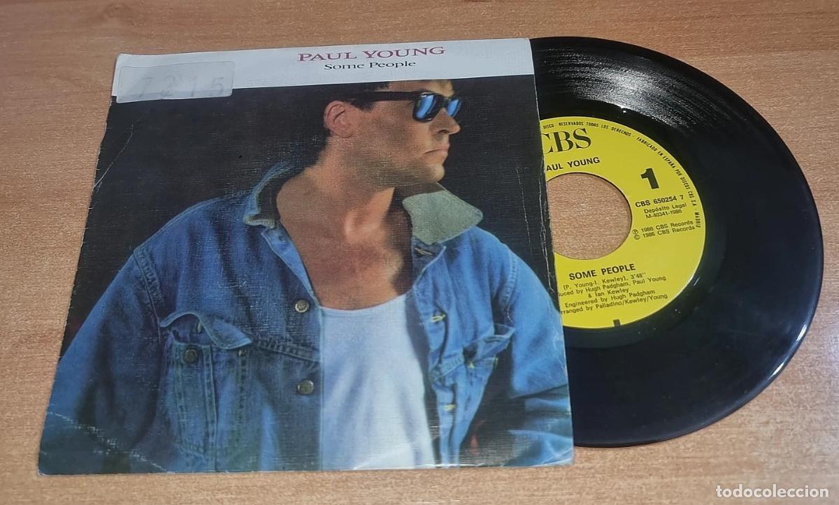 Discos de vinilo: PAUL YOUNG Some people 7&rdquo; SINGLE VINILO PROMO DEL A&Ntilde;O 1986 CONTIENE 1 TEMA