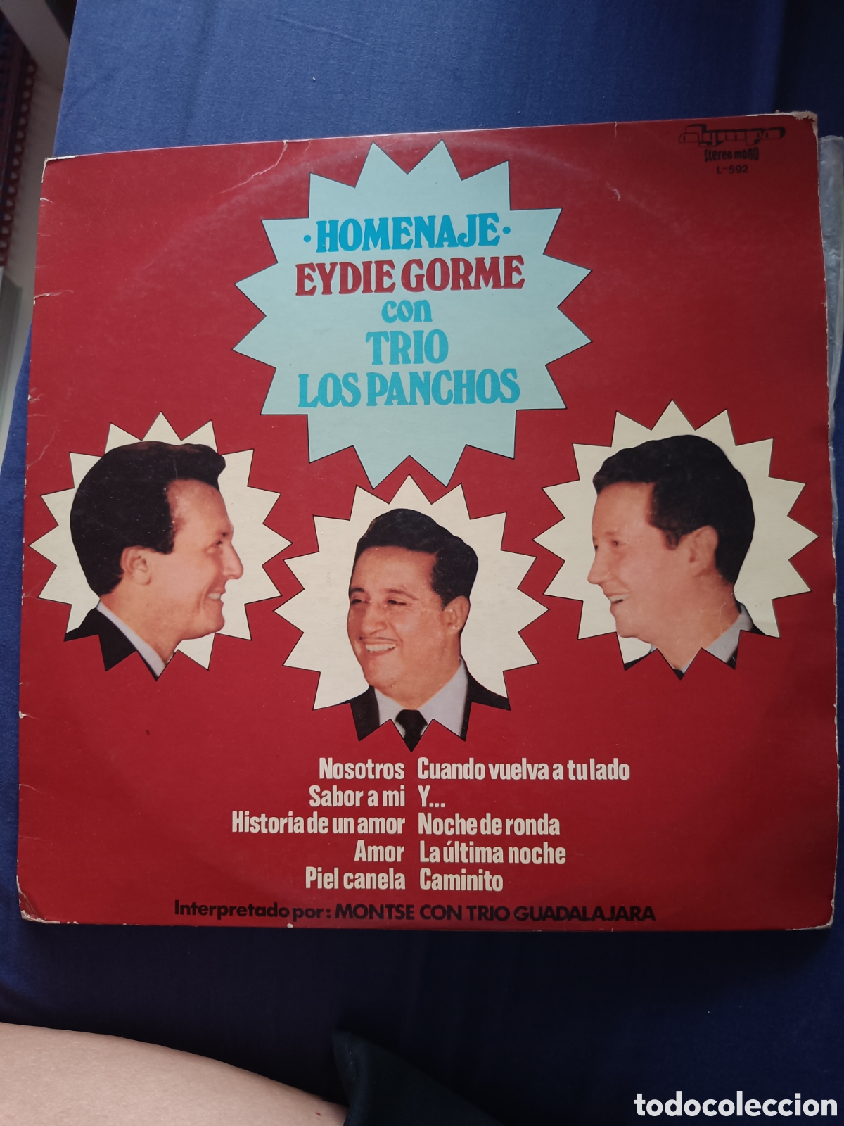 Discos de vinilo: Vinilo Los Panchos - Homenaje Eydie Gorme-