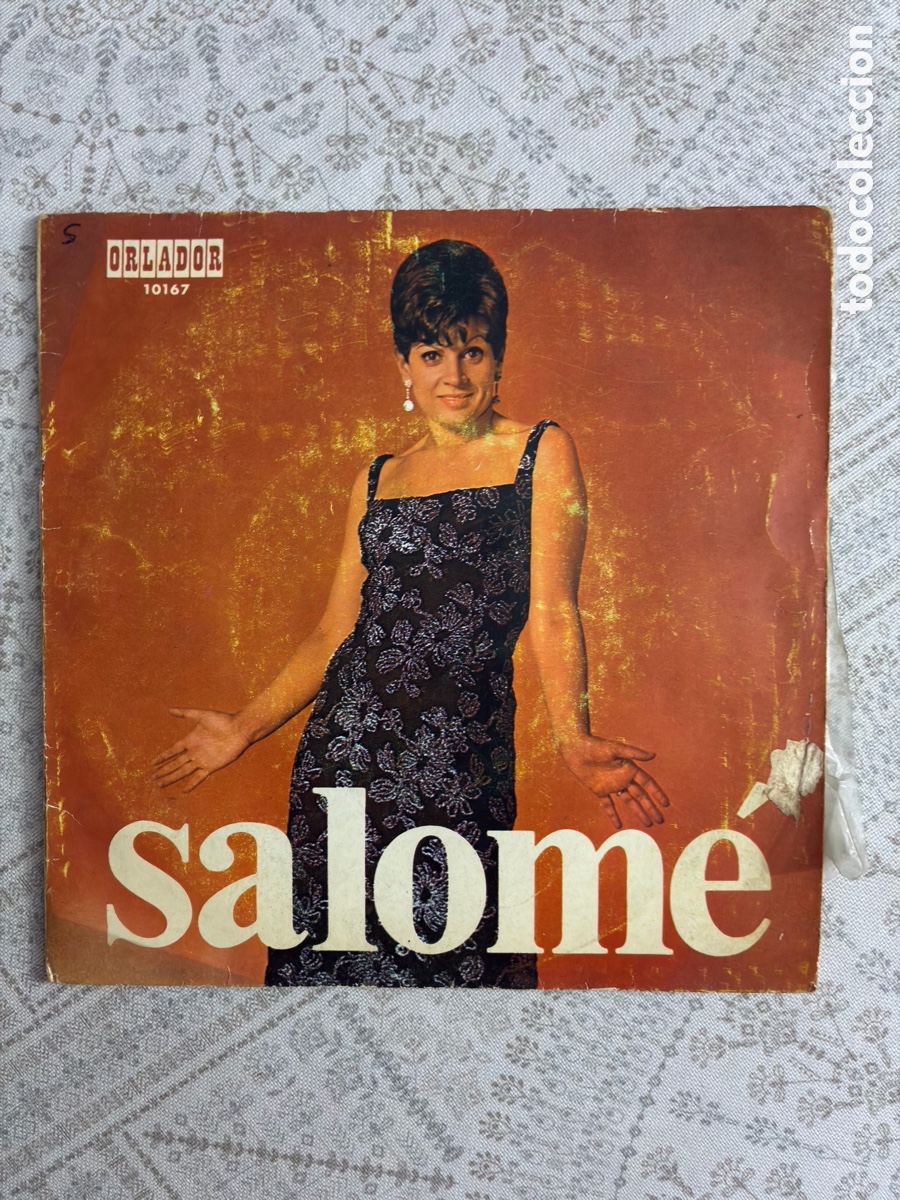 Discos de vinilo: EP 7&rdquo; Salom&eacute; - Vivo Cantando / Amigos/ Adoro /Esperar&eacute; (Orlador, Espa&ntilde;a 1969) Ed. C&iacute;r. Lectores