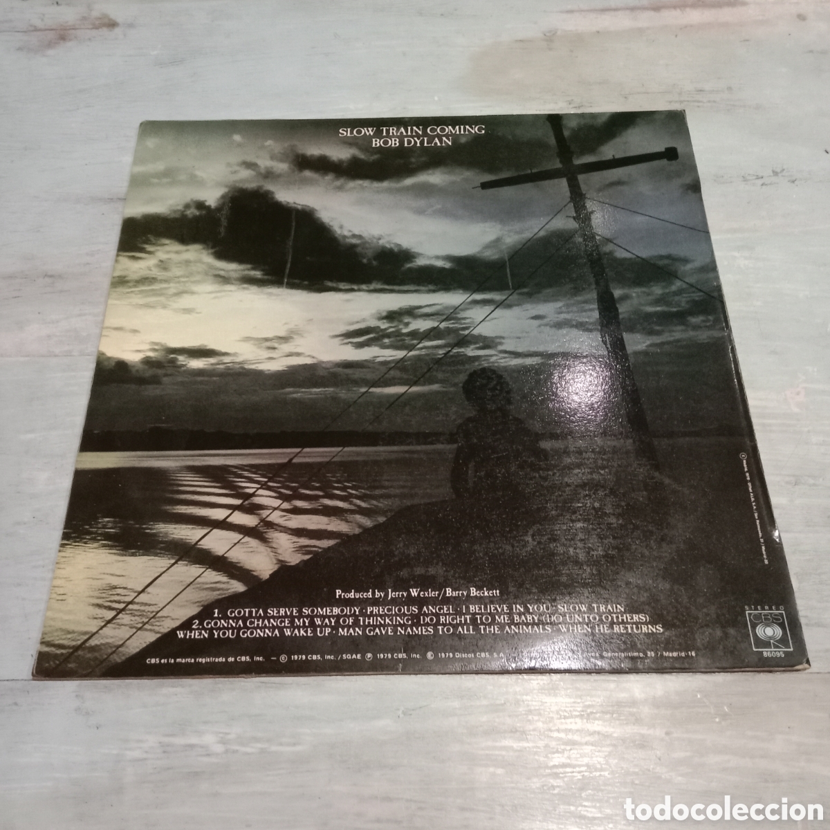 Discos de vinilo: BOB DYLAN - SLOW TRAIN COMING - LP - Foto 2