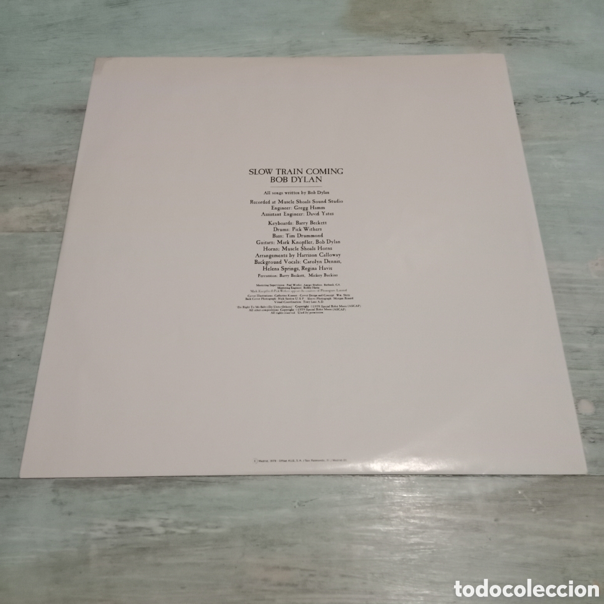 Discos de vinilo: BOB DYLAN - SLOW TRAIN COMING - LP - Foto 5