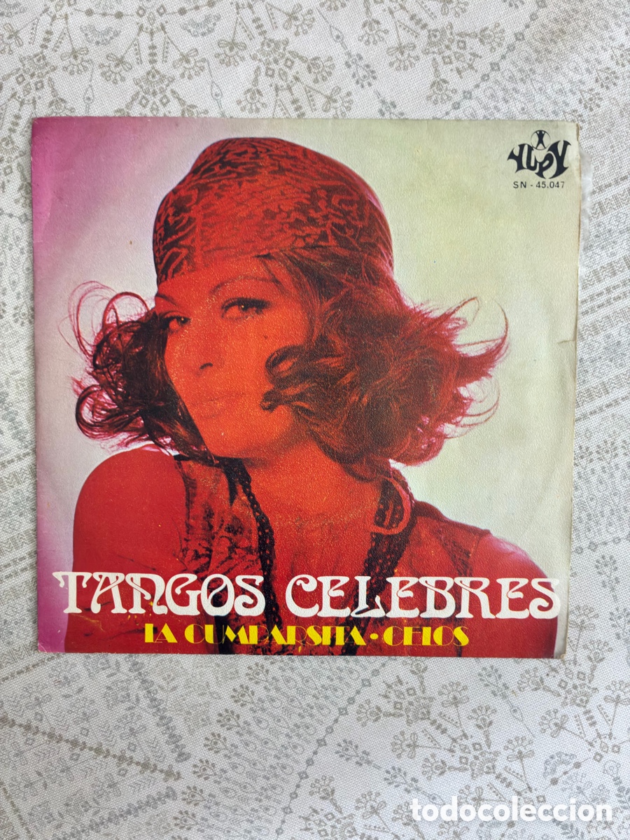 Discos de vinilo: Single 7&rdquo; Orquesta 101 Strings - Tangos C&eacute;lebres: La Cumparsita / Celos (Espa&ntilde;a 1971)