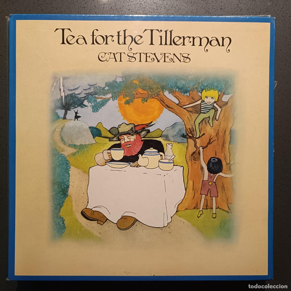 Discos de vinilo: Cat Stevens - Tea For The Tillerman - LP. sello Island 1970