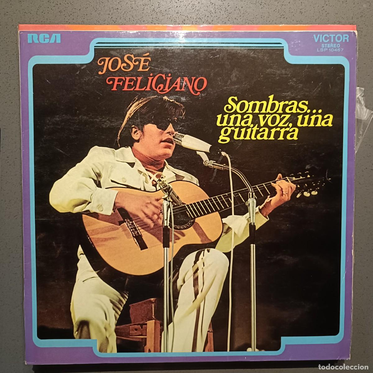 Discos de vinilo: Jos&eacute; Feliciano - Sombras ... una voz, una guitarra - LP. sello RCA 1972