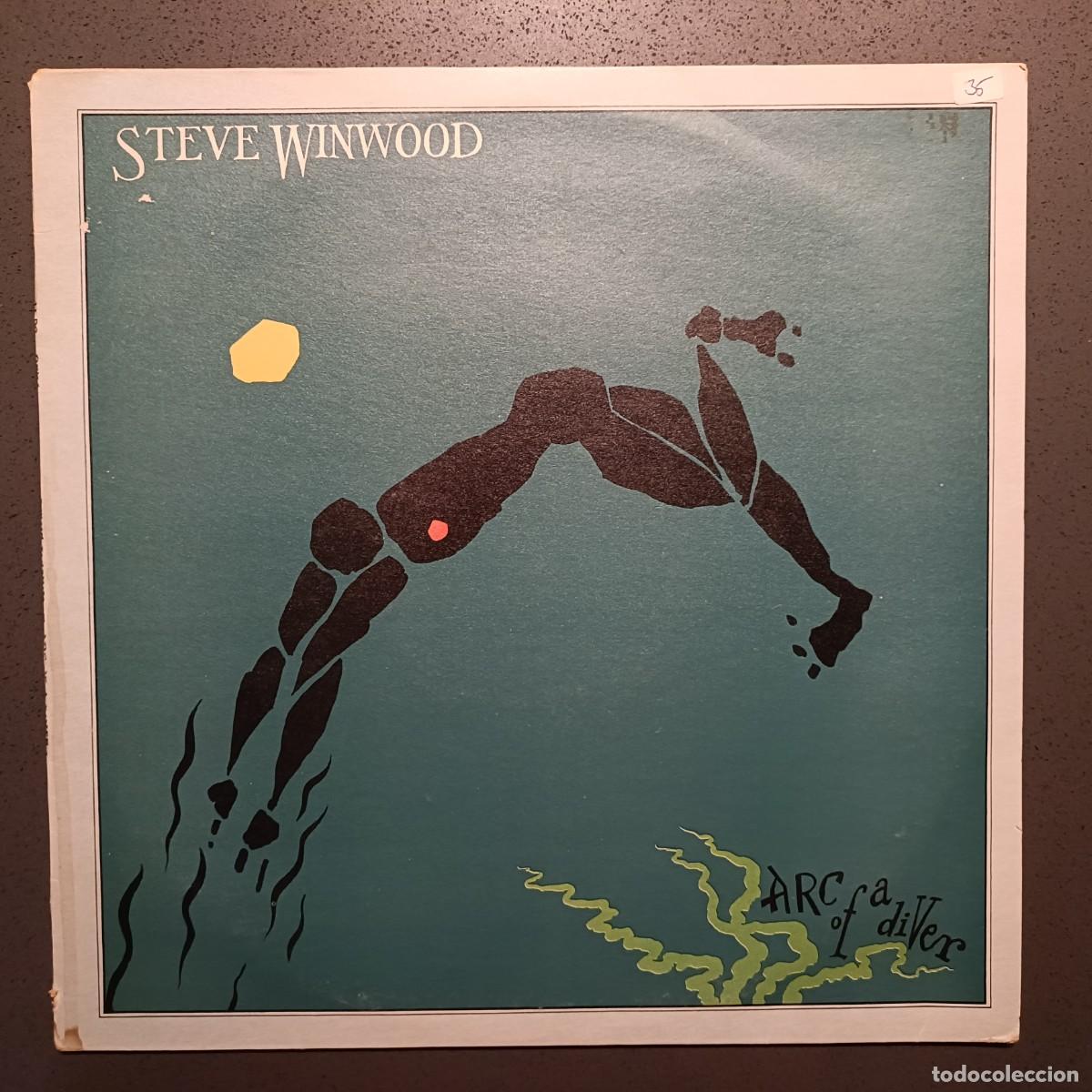 Discos de vinilo: Steve Winwood - Arc of a diver - LP. sello Island 1980