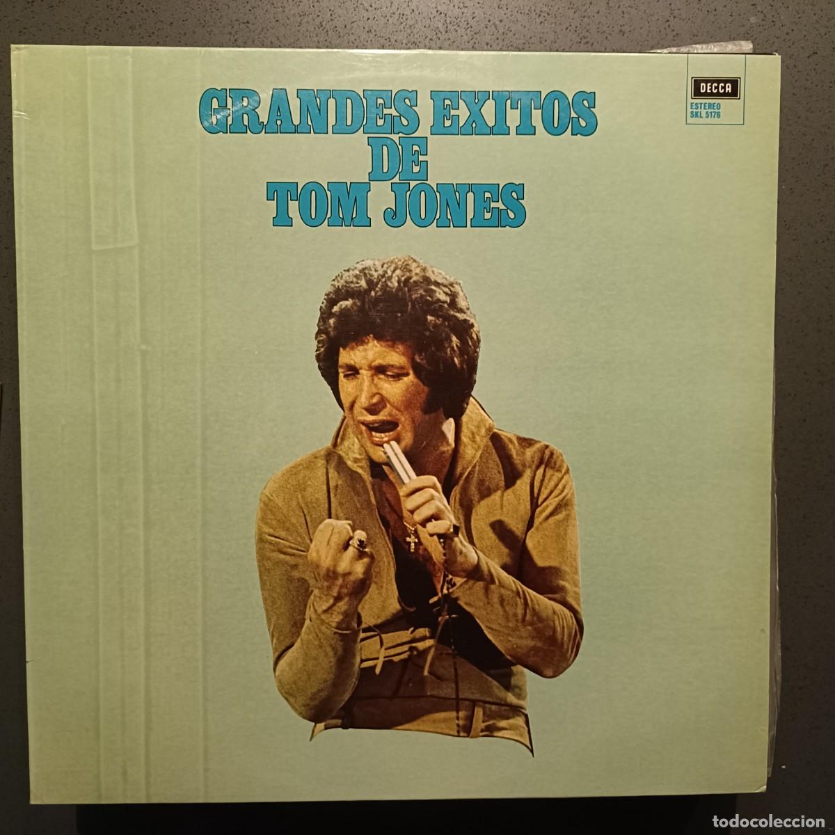 Discos de vinilo: Tom Jones - Grandes &Eacute;xitos de Tom Jones - LP. sello DECCA 1974