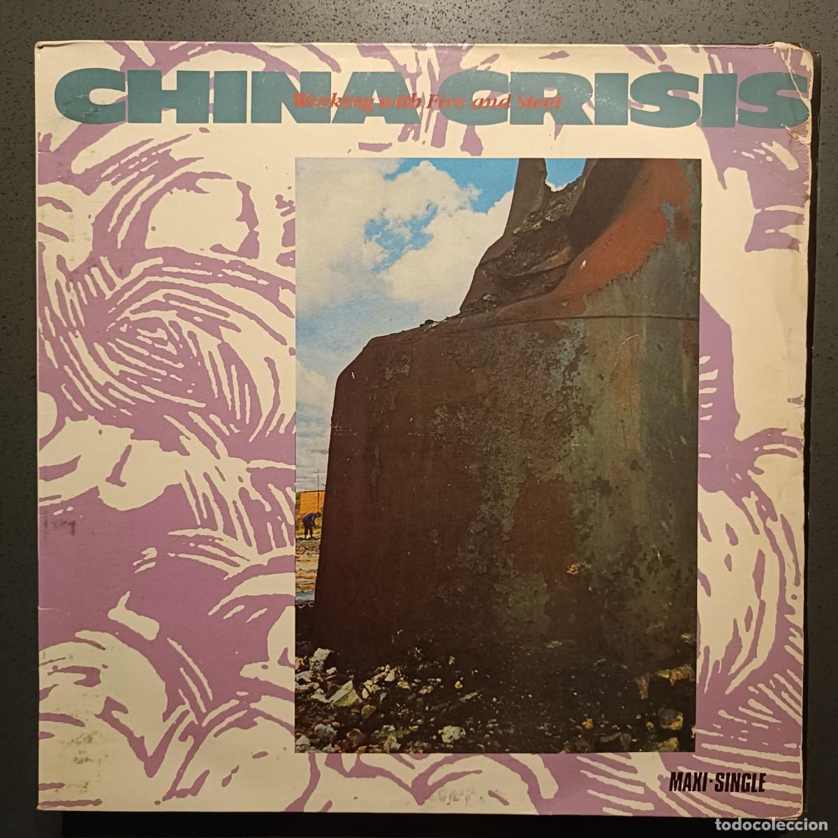 Discos de vinilo: China Crisis - Working With And Steel - LP. sello Virgin 1984