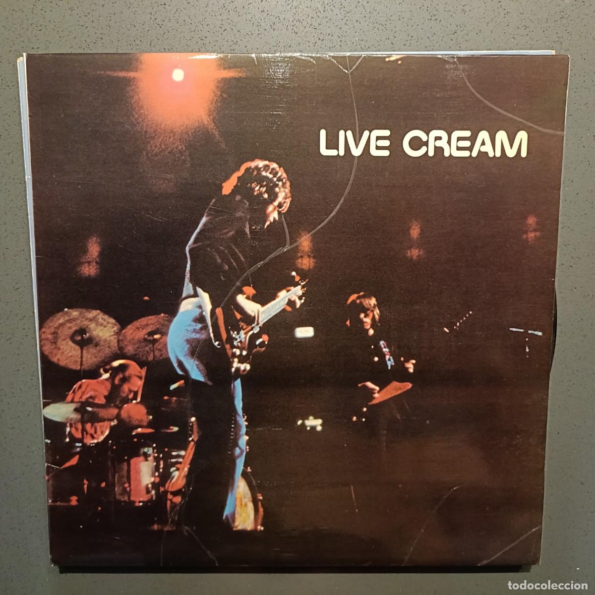 Discos de vinilo: Cream - Live Cream - LP. sello 1970 (1980)