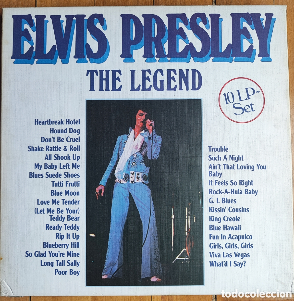 Discos de vinilo: Elvis Presley. The Legend. Caja con 10 vinilos Lps.