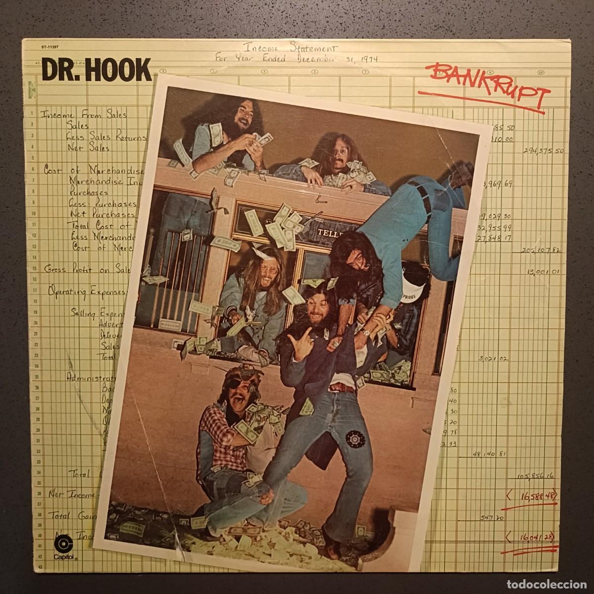 Discos de vinilo: Doctor Hook - Bankruupt - LP. sello Capitol 1975