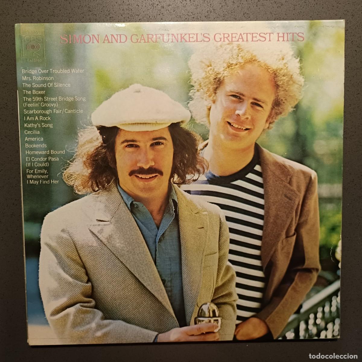 Discos de vinilo: Simon and Garfunkel - Greatest Hits - LP. sello CBS 1972