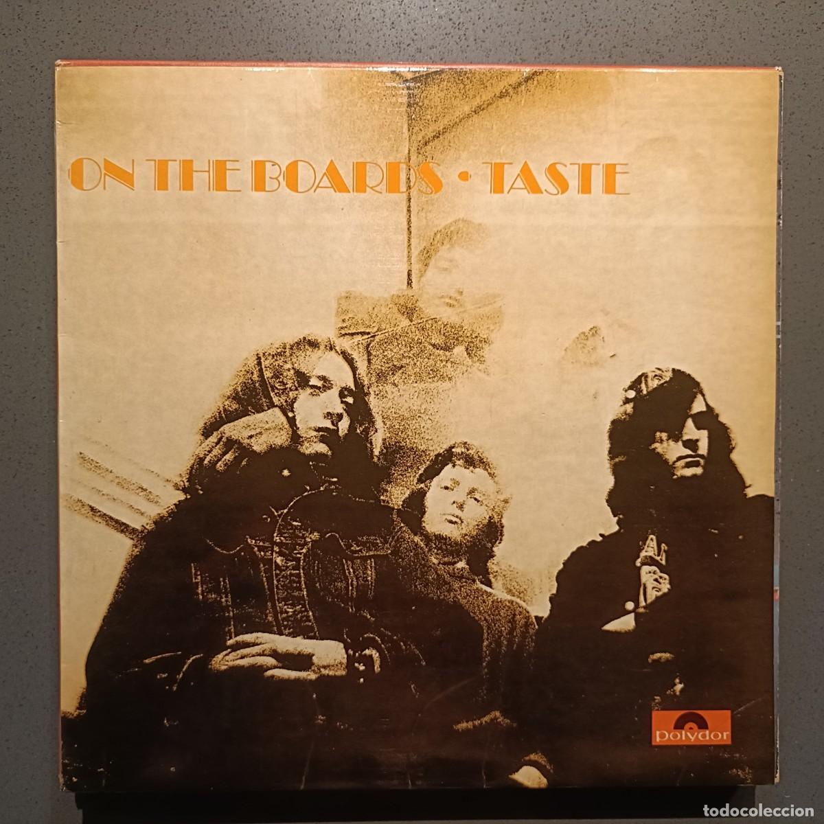 Discos de vinilo: Taste - On The Boards - LP. sello Polydor 1970 (1980)