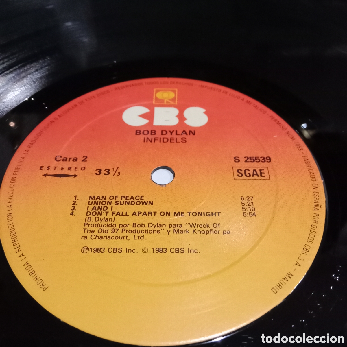 Discos de vinilo: BOB DYLAN - INFIDELS - LP - Foto 6