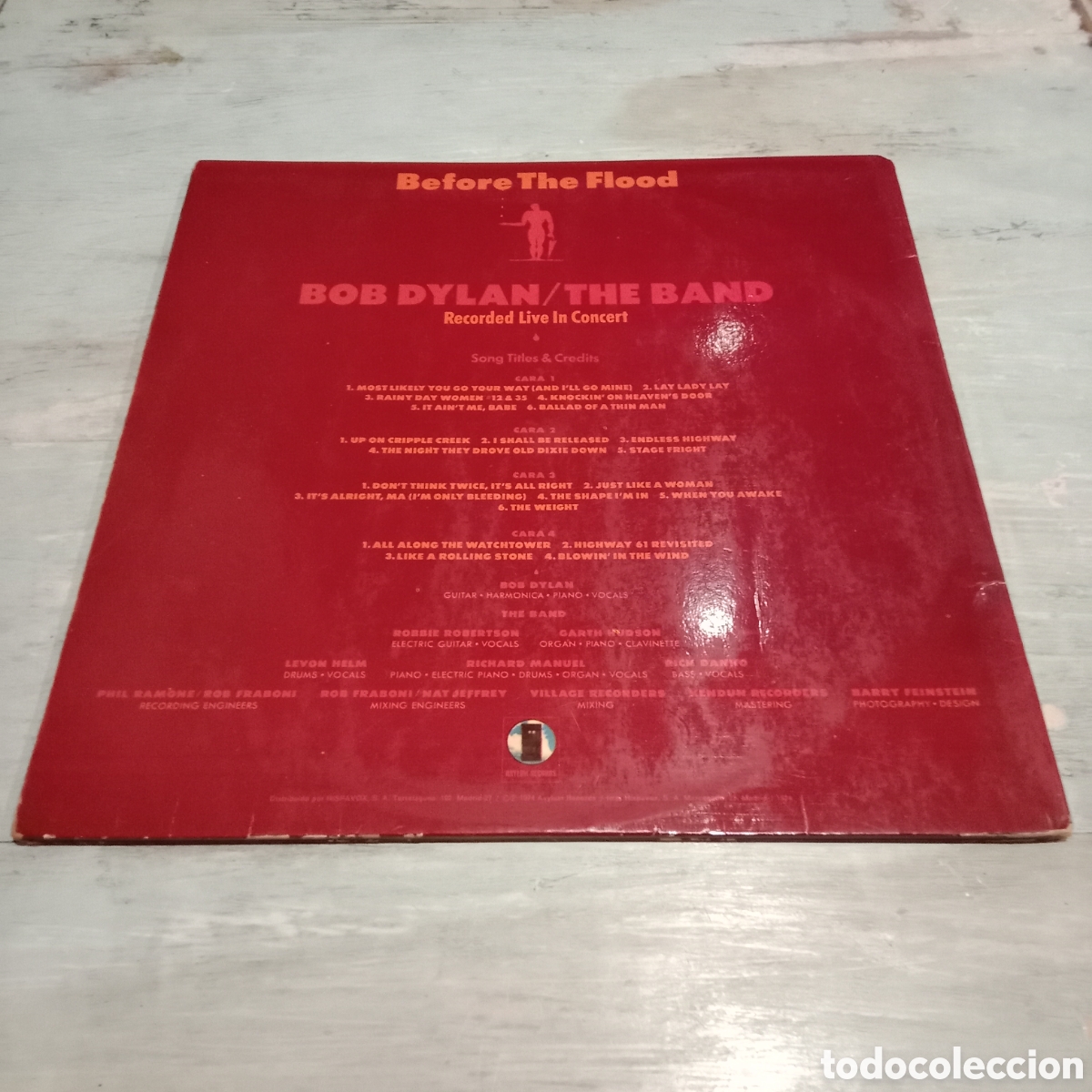 Discos de vinilo: BOB DYLAN / THE BAND - BEFORE THE FLOOD - LP DOBLE GATEFOLD - Foto 2