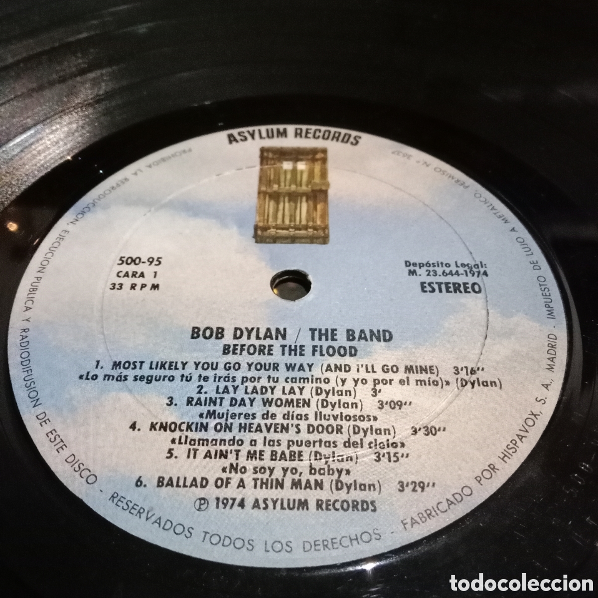 Discos de vinilo: BOB DYLAN / THE BAND - BEFORE THE FLOOD - LP DOBLE GATEFOLD - Foto 6