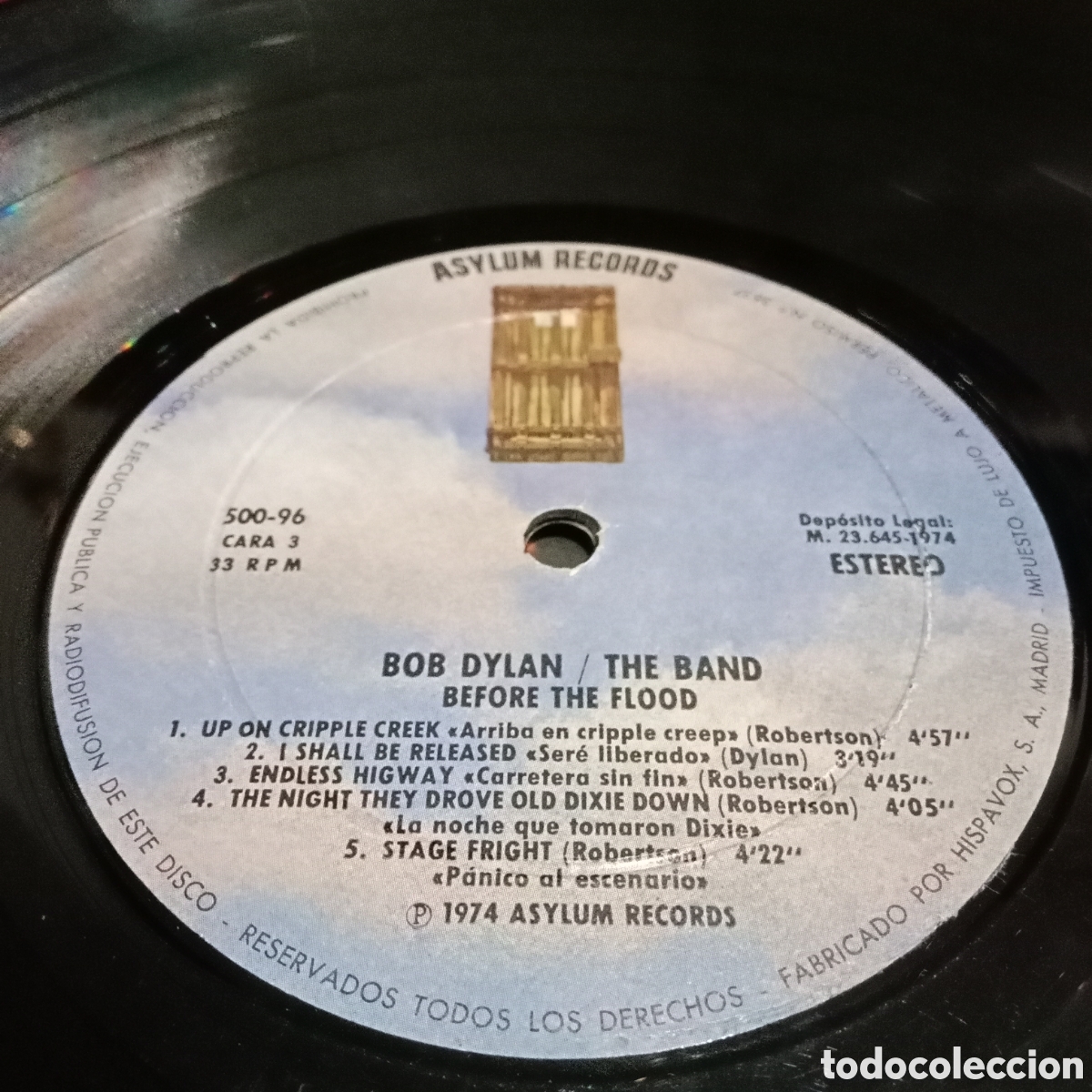 Discos de vinilo: BOB DYLAN / THE BAND - BEFORE THE FLOOD - LP DOBLE GATEFOLD - Foto 8