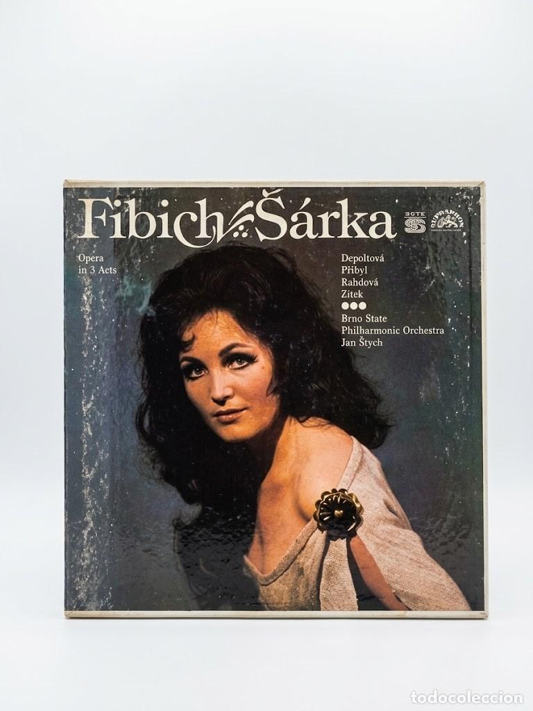 Discos de vinilo: Zdeněk Fibich - &Scaron;&aacute;rka (&Oacute;pera completa en 3 Actos) Caja 3 LP - Supraphon (Checoslovaquia, 1979)