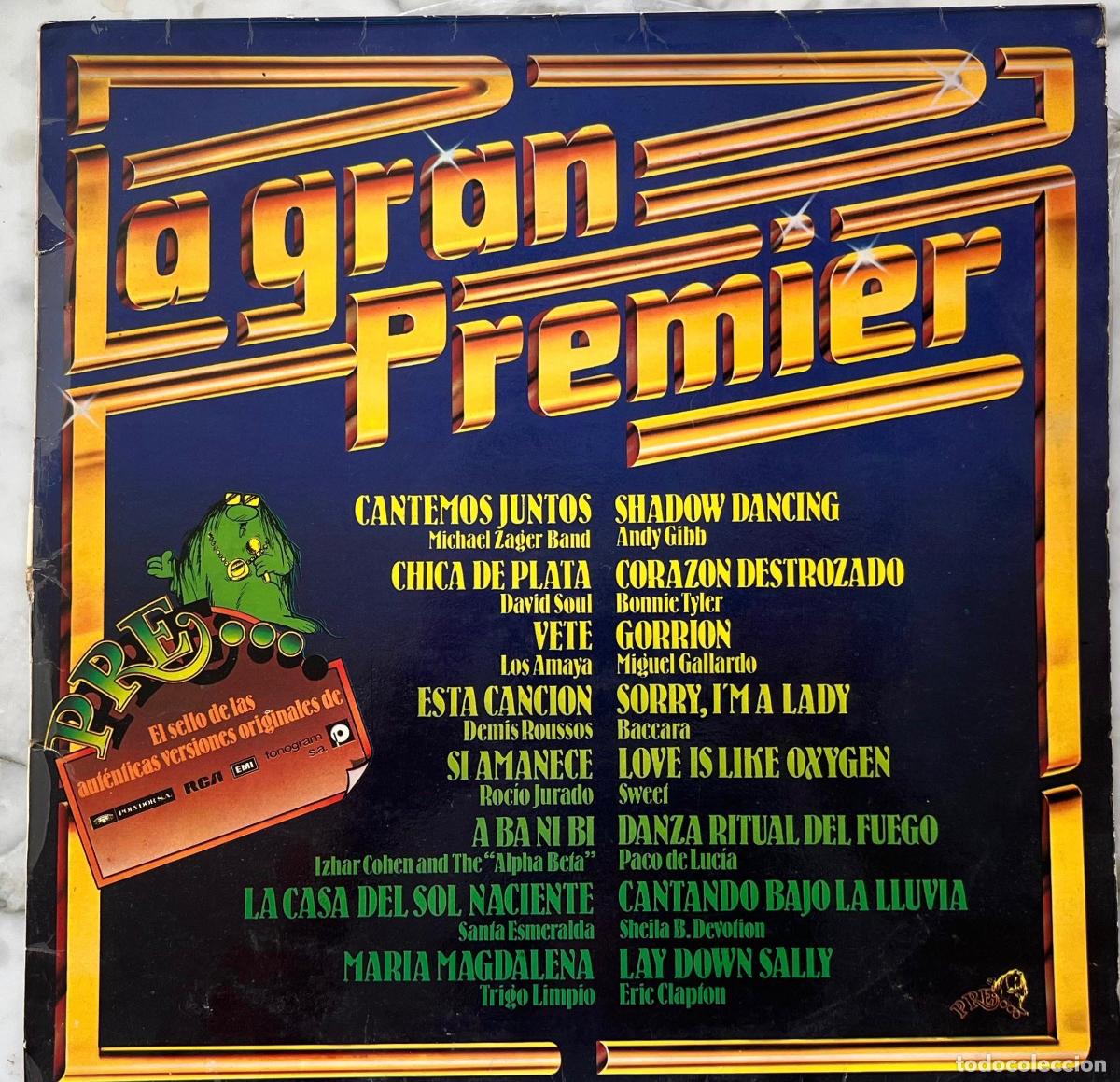 Discos de vinilo: LA GRAN PREMIER. CLAPTON. BACCARA. LOS AMAYA. PACO DE LUCIA. ROCIO JURADO... LP ESPA&Ntilde;A 1978