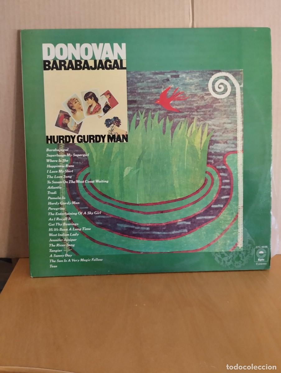 Discos de vinilo: DONOVAN ---- BARABAJAGAL - HURDY GURDY MAN