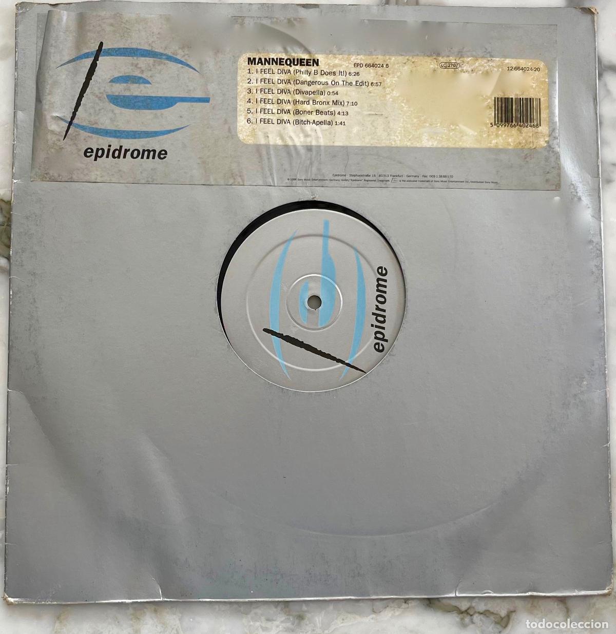 Discos de vinilo: MANNEQUEEN. I FEEL DIVA. MAXISINGLE ALEMANIA 1996 6 TEMAS