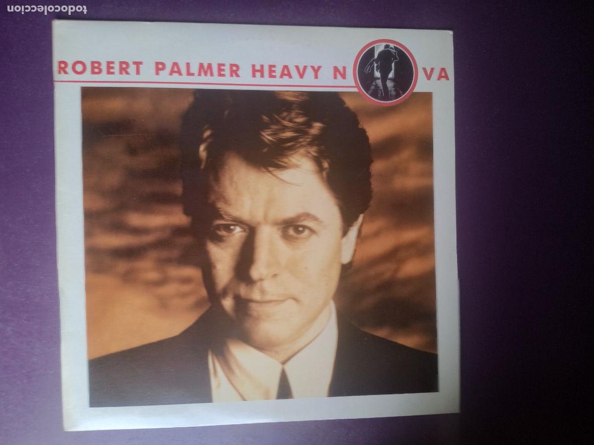 Discos de vinilo: Robert Palmer &ndash; Heavy Nova - LP HISPAVOX 1988 - POP ROCK 80'S - SIN APENAS USO