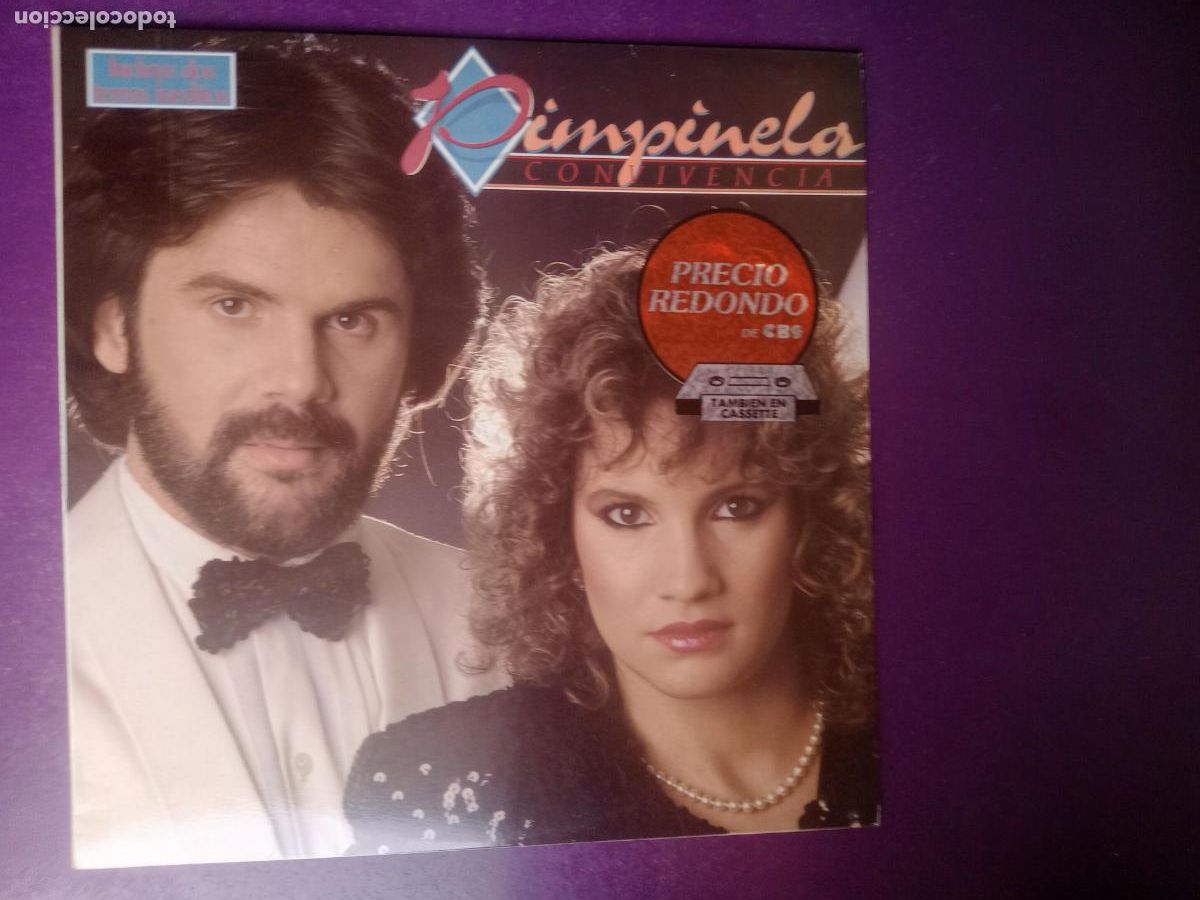Discos de vinilo: PIMPINELA &ndash; CONVIVENCIA - LP EPIC 1984 - MUY POCO USO , MELODICA ARGENTINA 80'S