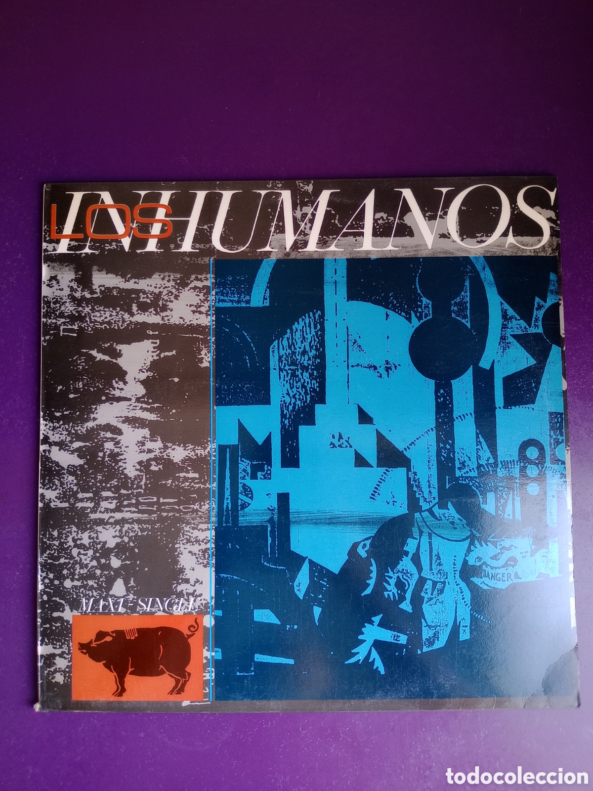 Discos de vinilo: Los Inhumanos - ERES UNA FOCA +3 - MAXI EPIC 1984 - CACHODEO POP FIESTA